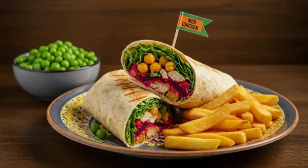 Spiced Chickpea Wrap